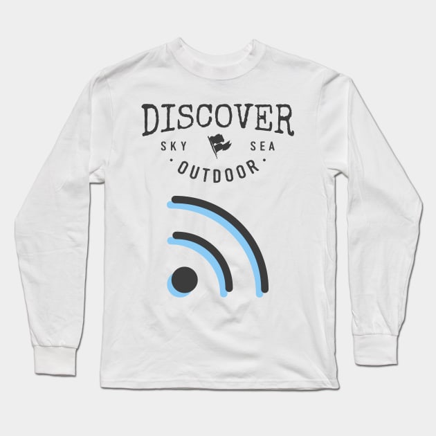 Discover Outdoor Wifi Long Sleeve T-Shirt by Christine aka stine1